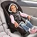 Summer Car Seat Coat and Poncho, Sherpa Puffer,Black,One Size