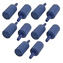 10PCS 1-inch Mineral Bubble Release Aquarium Air Stone Airstone Blue