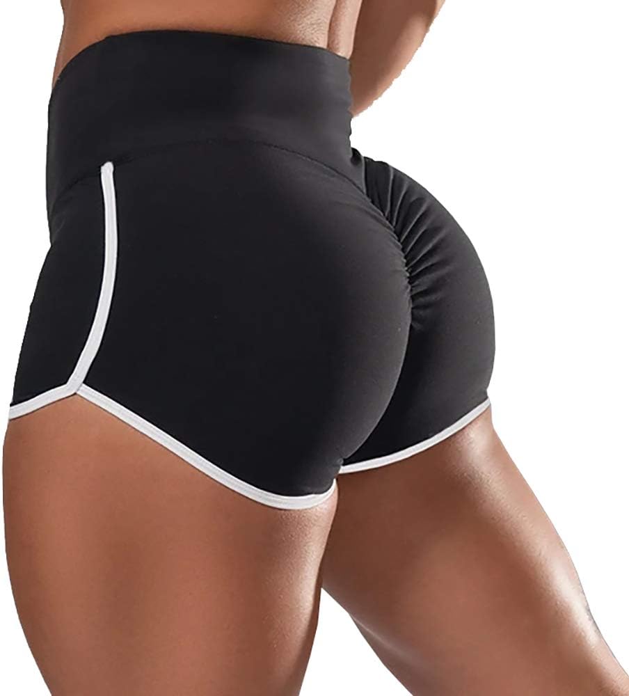 Aurgelmir Women's Workout Shorts Scrunch Booty Gym Yoga Pants Middle/High Waist Butt Lifting Sports Leggings