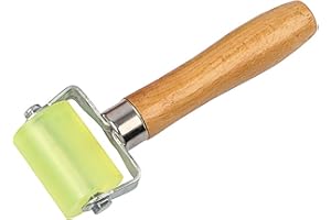 BAIMOQI Professional 48mm Rubber Roller for Edges Banding and Woodworking Welding, Silicone Seam Wallpaper Tool