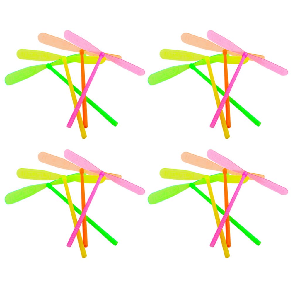 40Pcs Prop Top Flyer Toy, Dragonfly Toy, Outdoor Dragonfly for Boys and Girls, Bags Fillers Party Favors