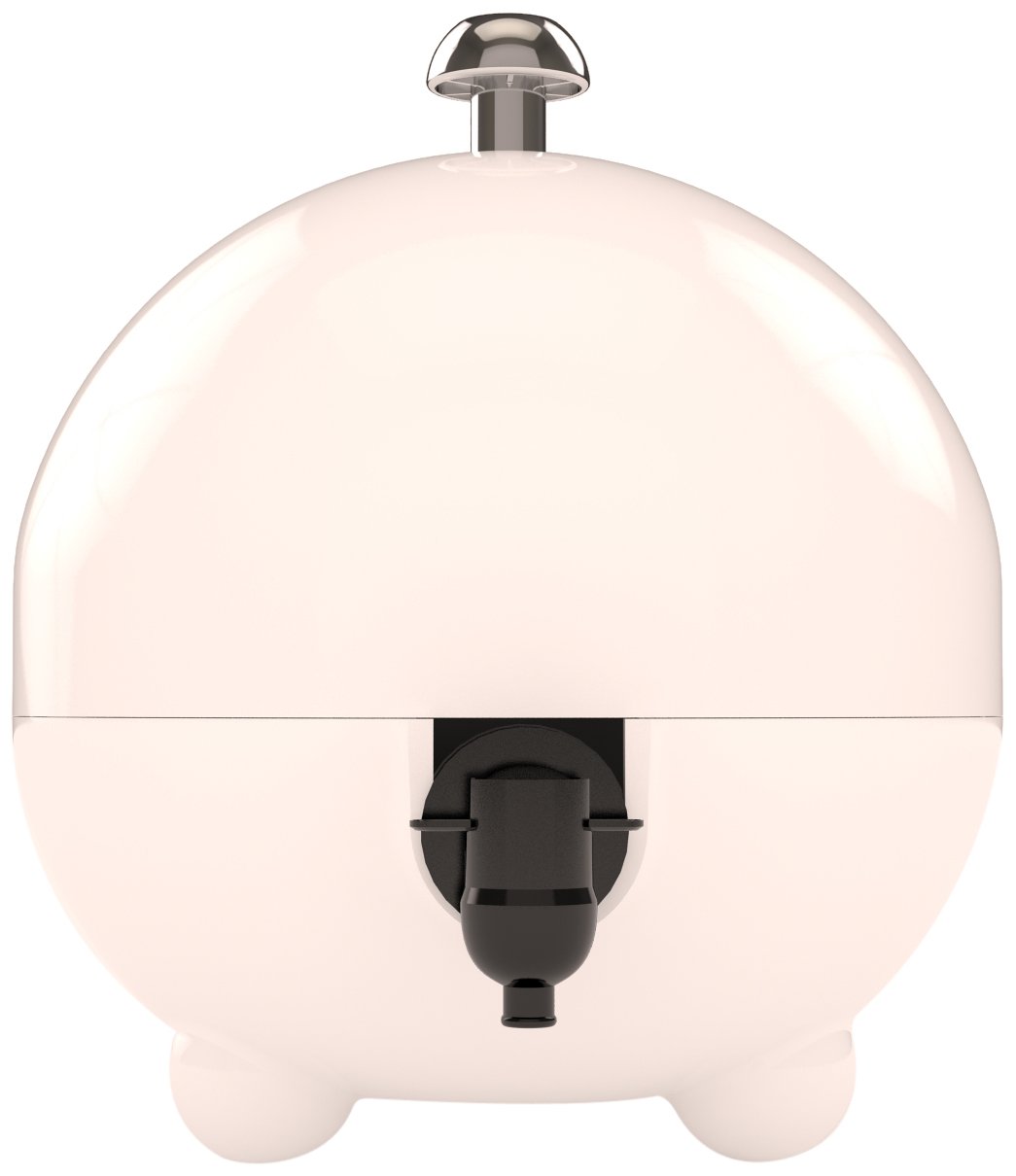 LaBoul Bag-in-Box Dispenser, Glossy White