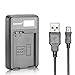 Neewer USB Battery Charger for EN-EL15 Rechargeable Battery for Nikon D600 D610 D7000 D7100 D750 D800 D800S D800E D810