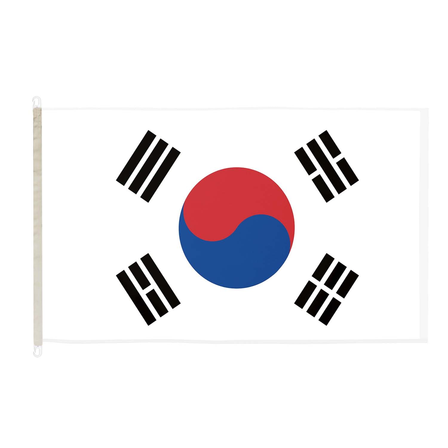 Korea South DuraFlag with Clips 5ft x 3ft Premium Quality Flag 150cm x 90cm — image 1