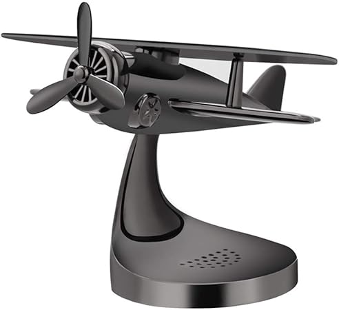 Amazon Co Jp Achicoo 車飾り 置物 車 装飾 ソーラー 飛行機 航空機モデル かわいい カーインテリア アロマディフューザー デコレーション 車内 カーパルファム 飾り物 プレゼント ギフト 黒 車 バイク