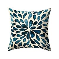 Ameesi Flower Floral Pattern Square Throw Pillow Cover Case Cushion Home Sofa Car Decor - 7