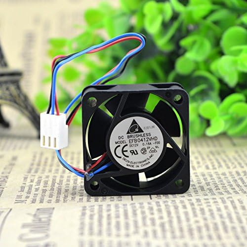 DeXiang for Delta EFB0412VHD DC12V 0.18A 4020 3-Wire 4cm 1U Server Fan