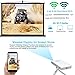 PTVDISPLAY Pocket Portable Mini Projector, 1080P Pico Bluetooth Video WiFi DLP Projector Full HD Support Android HDMI USB TF Card Wireless Home Projectorthumb 1