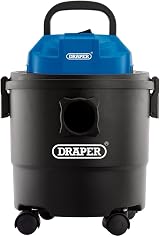 Draper 1250W Wet Dry Vacuum Cleaner 15L 5m Cable 25 l/s Airflow 18 kPa view 2
