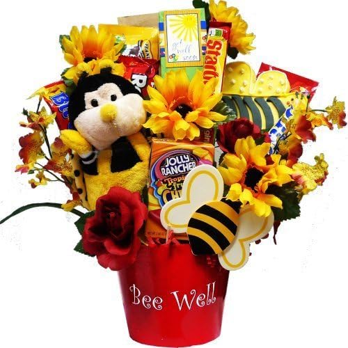 Art of Appreciation Gift Baskets Bee Well Soon Chocolate and Candy Bouquet Gift Set by Art of Appreciation Gift Baskets
