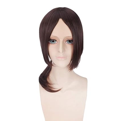 Amazon Com Wig Men Men S Long Haired Wig Long Hair Cosplay Brown