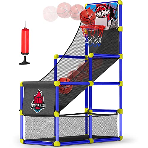 BESTKID BALL Arcade Basketball Hoop Game Basement Toys Basketball