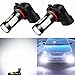 Alla Lighting H10 9145 9140 High Power 50W CREE Extremely Bright 6000K Xenon White LED Lights Bulbs for Car Truck Fog Lights Lamps Replacement