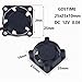 GDSTIME 25mm X 25mm X 10mm 2.5cm Small 12v Brushless Dc Mini Cooling Fan