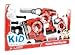 Power Tool Play Set of 12 Pieces: Electric Drill, Jig Saw, Flashlight, Drill Bit Case, Flathead Bit, Phillips Bit, 2 Screws, 2 Nuts, Tape Measure, Measurement Card by Kid Connection