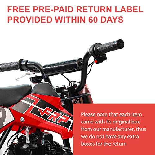FRP DB002 50CC 2Stroke Mini Kid Dirt Bikes, W/EPA Approved Gas Powered