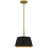 Quoizel Scarlett 1-Light Matte Black Pendant Light