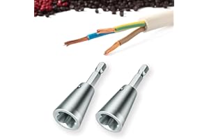 SCENTISPHERE Wire Twisting Tool Wire Connector, 2024 New Wire Twisting Tool Wire Stripper Tool Wire Twister Tool for Drill, Wire Stripping and Twisting Tool