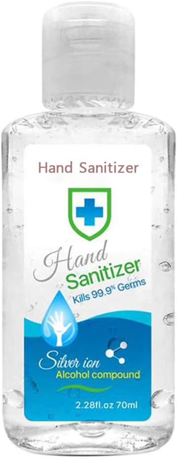 OWSEN 70ML Free-wash Hand Sanitiser Gel, Refreshing Small Pocket Size Bottle Quick Dry Washing Free Lotion Gel - Hand Sanitizer Gel to Go No Need for Water &Soap