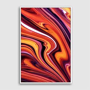 Framed Canvas Wall Art Clouds and Colors Canvas Prints Home Artwork Decoration for Living Room,Bedroom - 24x36 inches