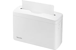 Stardrix Countertop Paper Towel Dispenser, White Hand Towel Holder for Multifold/C-Fold/Z-Fold Towels, Single Sheet Dispensing, Non-Slip Base, Compact Design for Kitchen, Bathroom, or Commercial Use