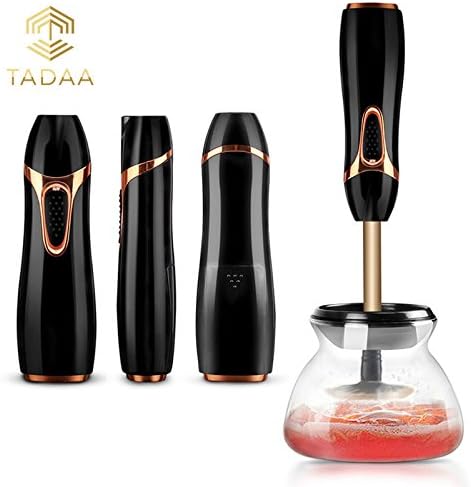 Makeup Brush Cleaner and Dryer Professional 360 Electric Automatic Spinning Tool Kit for Foundation and Eyeshadow Beauty Brushes Cleaning Remover Make up Oil Bacteria by Tadaa