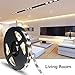 LED Strip Lights White, SOLMORE Dimmable LED Light Strip Kit with Power Supply 240LEDs 4m/13ft Waterproof Touch Strip Lights LED Rope Lights Tape Light for Kitchen Under Cabinet Room Bedroom Wedding
