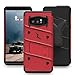 Samsung Galaxy Note 8 Case, Zizo [Bolt Series] Free [Curved Full Glass Screen Protector] Kickstand[12 ft. Military Grade Drop Tested] Holster Note 8