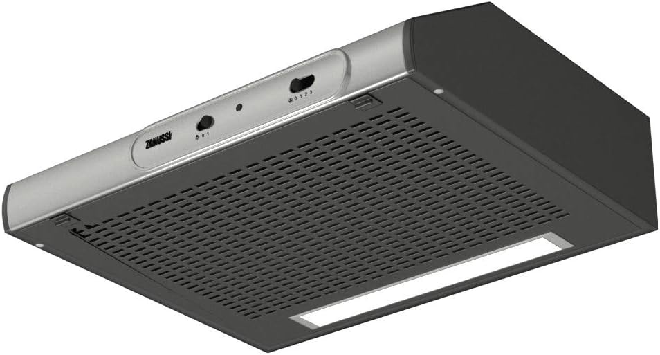 Zanussi ZHT631 X Telescopic Black Stainless Steel Extractor Hood 220 m³/h