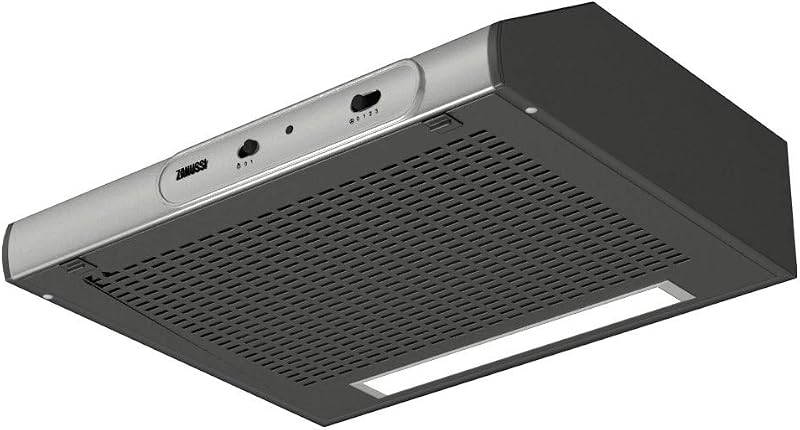 Zanussi ZHT631 X Telescopic Black Stainless Steel Extractor Hood 220 m³/h