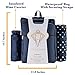 HËRDESMÄN Picnic Backpack for 4 | Deluxe Family Picnic Bag with Insulated Cooler | Quality Picnic Basket Set