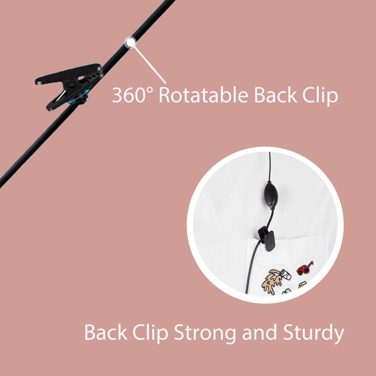 Retevis RT5R Radio Earpiece, Security Headset, G Shape Bodyguard Earpiece - Image 4