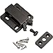 Safe Push Touch Latch Black Mini-latch (1-5/8