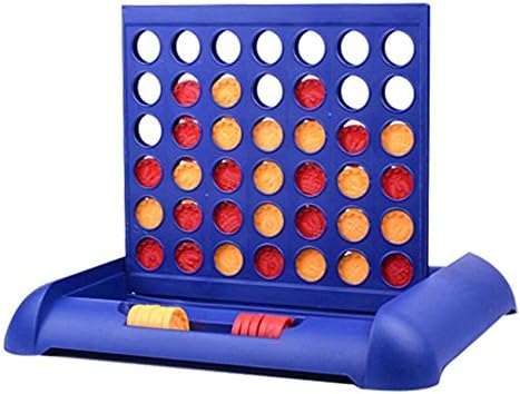 4 in a Row Classic Board Game, Line Up Four in a Row Game for Kids Children Games, Fun Popular Educational Giant Four Five in a Row Family Desktop Puzzle Games