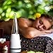 Exquisite Nebulizing Essential Oil Diffuser for Aromatherapy by Organic Aromas - White-Colored Wood Base with Glass Reservoir (White) …