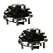 [Set of 2] Longgo 512360 Rear Wheel Hub and Bearing Assembly Compatible with 2008-2012 Grand Caravan, 2008-2012 Town & Country, 2009-2012 VW Routan 5 Lugs w/ABS