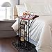 Kleeger Sofa Side Table with Cup Holder: Modern Coffee/Snack Table for Living Room, Bedroom, Dining Room| Contemporary Wood End Table| Elegant, Stylish Side Table| Perfect for Small Rooms