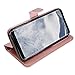 Suyncll Pressure Washer Galaxy S8 Plus Case, LK [Wrist Strap] Luxury PU Leather Wallet Flip Protective Case Cover with Card Slots and Stand for Samsung Galaxy S8 Plus (Rose Gold)