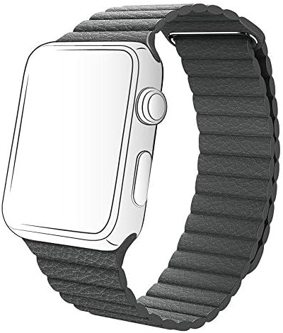 Margoun for Apple Watch Band 42Mm Leather Loop Strap With Strong
