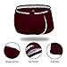 Dream Catcher Mens Briefs Underwear Pack 3 Cotton Mens Underwear Briefs Black White Red with Pouch Fly