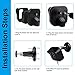 XT2 Camera Wall Mount Bracket,EastKing Weather Proof 360 Degree Full Protective Adjustable Outdoor Indoor Mount and Cover Case for Blink XT XT2 Home Security Camera System (Black,3 Pack)