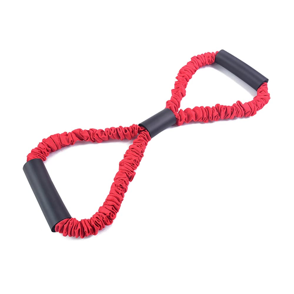 DZOZO Figure 8 Resistance Band Yoga Strap Fitness Pulling Rope Exercise Resistance Band 8 Word Elastic Exercise Band Shoulder Stretch Band Resistance Training Band for Yoga Pilates Exercise Equipment