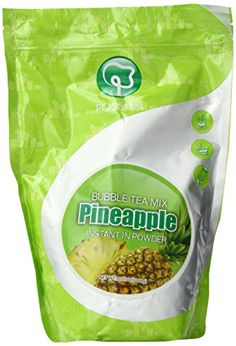Possmei Bubble Tea Mix Instant Powder, Pineapple, 2.2 Pound - Thumbnail 5
