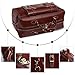 Leathario Mens Genuine Leather Overnight Travel Duffle Weekend Bag browm