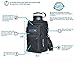Inertia Gear 64 oz Water Bottle Holder Carrier w/Pockets Worn as a Sling or Backpack (Bottle Not Included) - Black