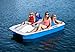 Sun Dolphin Sun Slider Adjustable 5 Seat Pedal Boat With Stainless Steel Package (Cream/Blue)