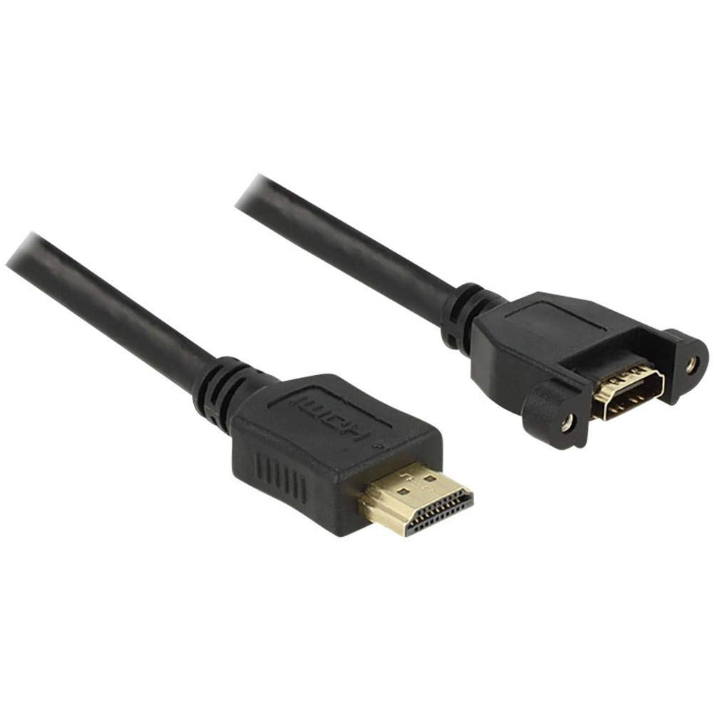 Delock HDMI Cable Straight A Male to HDMI A Female For Ei, Monitor Cable