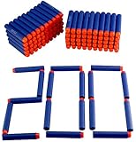 Nerf Darts 200 Compatible Bullets Hard Head for Elite N Strike Refill Series Pack for Kid Toy Gun Fire Blaster by ZTOZZ (Blue Hard Tip, 200pcs)