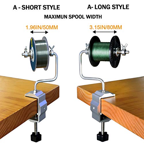 Thkfish Ligne De Pêche Spooler Réglable Stable Ligne De Pêche Protable Spooler Système Ligne De Pêche Enrouleur Avec Serrer Ventouse Système Spooler