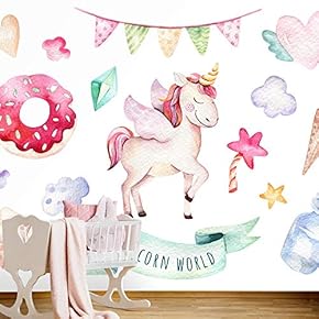 signwin Wall Mural Cute Animals Removable Self-Adhesive Wallpaper...
